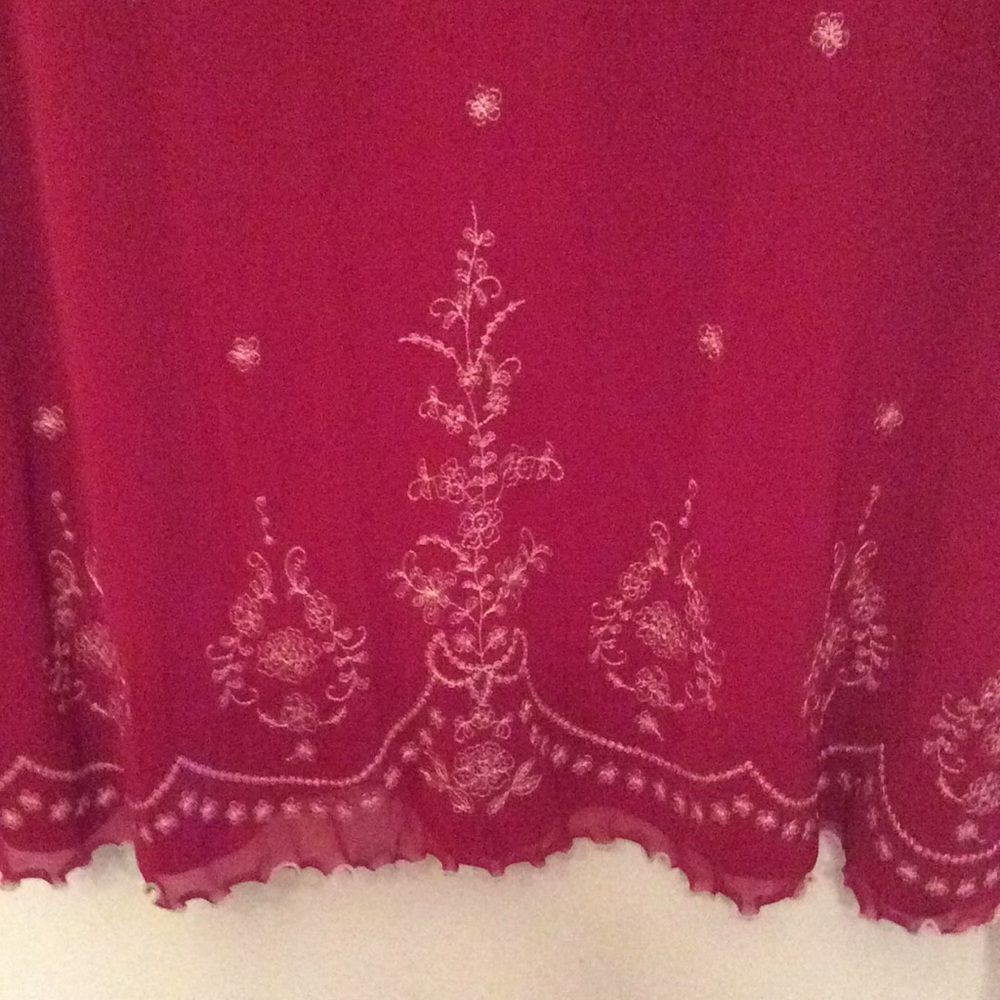 Lane Bryant Boho Romantic Fancy Dress Blouse - Picture 2 of 5